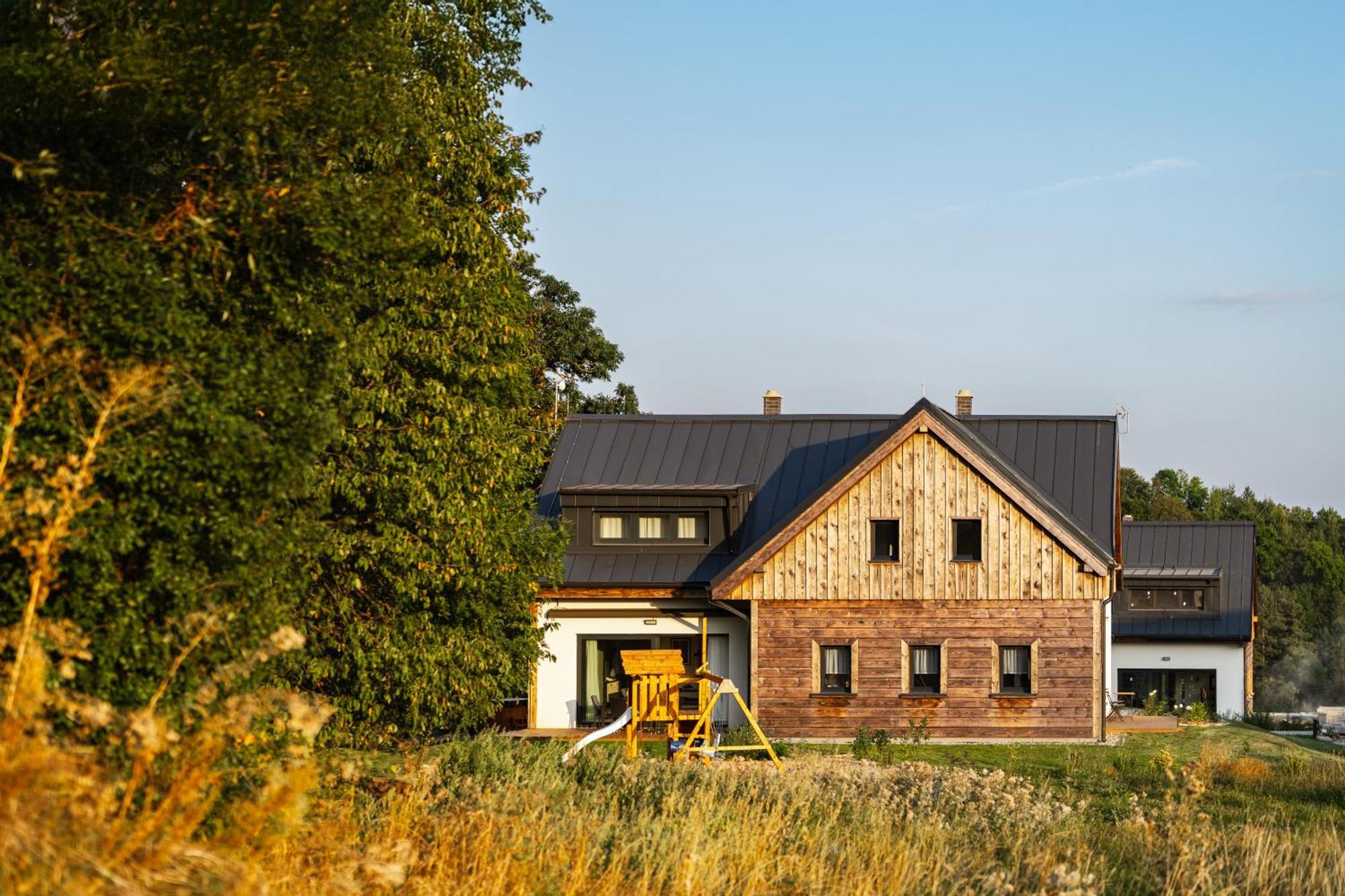Roubenka "Tam Kde Lisky Davaji Dobrou Noc" Villa Cerny Dul Exterior photo